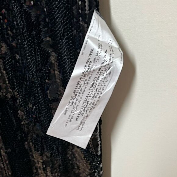 NWT Dress the Population Charlie Plunging Sequin Jumpsuit Sz M - Picture 11 of 12